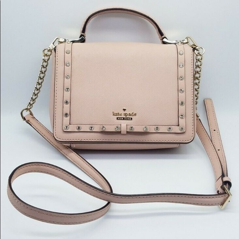 Kate Spade Pink Embellished Crossbody